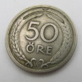 1924 Sweden 50 ORE - VF