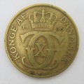 1936 Denmark aluminum bronze 2 Kroner