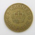 1936 Denmark aluminum bronze 2 Kroner