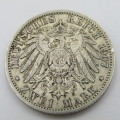 1907 A German State 2 Mark - XF