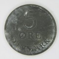 1950 Denmark 5 ORE - scarce