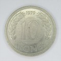 1979 Denmark 10 Kroner - uncirculated