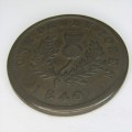 1840 Canada Nova Scotia Penny token