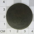 1813 British One Penny Token - well worn
