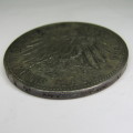 1901 A German States Prussia 5 Mark - crown coin size
