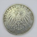 1912 J German States Hamburg 3 Mark
