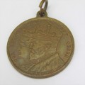 1902 Coronation medal Edward 7- unusual one - in top condition