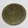 1862 Victoria British medallion with blank reverse