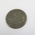 1895 R Italy 1 Centisimo - mintmark