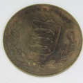 1914 Guernsey 8 Doubles - XF