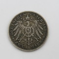 1898 German States Prussia 2 Mark VF
