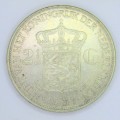 1937 Netherlands silver 2 1/2 Gulden