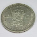 1937 Netherlands silver 2 1/2 Gulden
