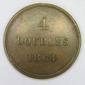 1864 Guernsey 4 Doubles