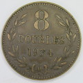1934 Guernsey 8 Doubles - XF