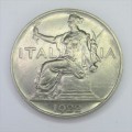 1922 Italy 1 Lire - AU+