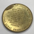 1861-1865 Abraham Lincoln ` Honest old Abe` Medallion