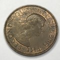 1957 New Zealand Half Penny with bag marks - uncirculated