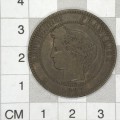 1897 France 10 Centimes `A`