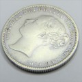 1879 Great Britain Shilling - aVF -DIE II
