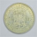 1937 SA Union Half Crown 2 1/2 Shilling - VF with lustre