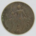 1910 France 5 Centimes