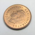 1943 SA Union Quarter Penny Farthing