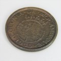 1950 Mozambique Bronze 20 Centavos - AU+