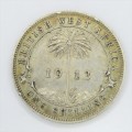 1913 British West Africa Shilling - H mintmark - XF