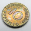 1949 D Germany 10 Pfennig - AU