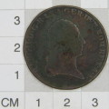 1800 B Austria 3 Kreuzer bronze coin