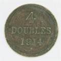 1914 Guernsey 4 Doubles