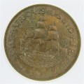 1941 SA Union Half Penny - AU+