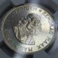 1962 South Africa 20 cent graded small 2 PF64 by NGC