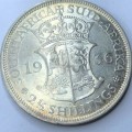 1936 SA Union 2 1/2 Shilling half crown - EF