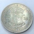 1934 SA Union 2 1/2 Shilling half crown - EF
