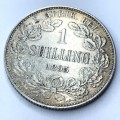 1895 ZAR Kruger shilling - VF+