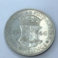 1946 SA Union 2 1/2 Shilling half crown excellent  - VF - Very SCARCE