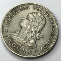 1927 Angola 50 centavos XF