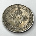 1934 Mauritius 1/4 Rupee - XF+