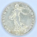 1916 France silver 2 francs - Full mint luster