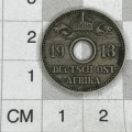 1913 German East Africa 5 Heller - aXF