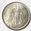 1936 SA Union Half Crown - EF+