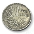 1925 Lithuania 1 Litas - VF+