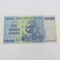 Zimbabwe $1000000 - Harare 2008 uncirculated ZW 113