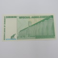 Zimbabwe 25 Billion dollars special AGRO-CHEQUE 15 May 2008 AA Series - Uncirculated ZW 97