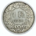 1921 Switzerland Franc - XF