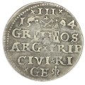 1711 Austria silver 3 Kreuzer - Kuttenberg Mint BW initials AS