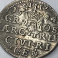 1711 Austria silver 3 Kreuzer - Kuttenberg Mint BW initials AS