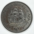 1943 SA Union Half Penny - UNC - dark brown